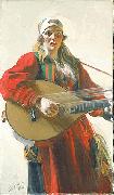 Anders Zorn Home Tunes, oil painting